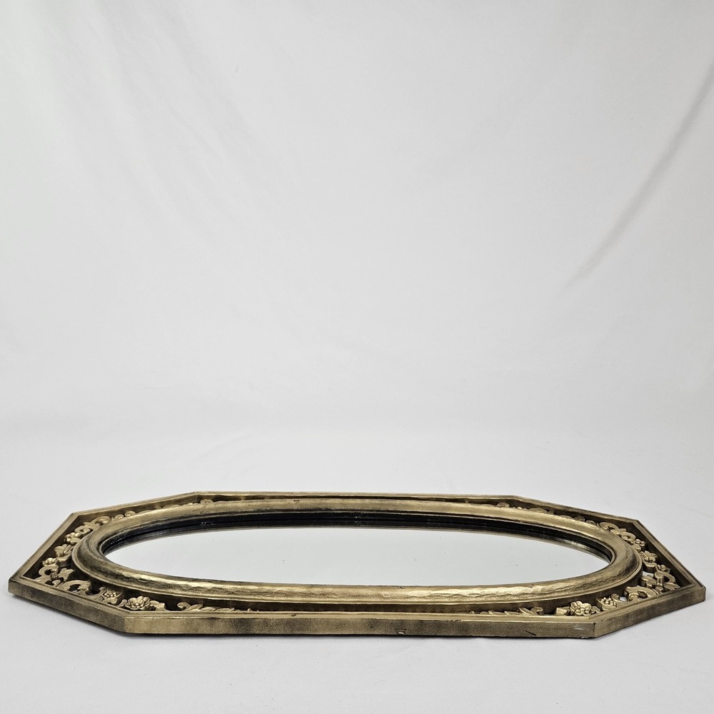 Vintage Hollywood Regency Gold Mirror Dart Ind 1964 MCM French Ornate - Picture 8 of 13